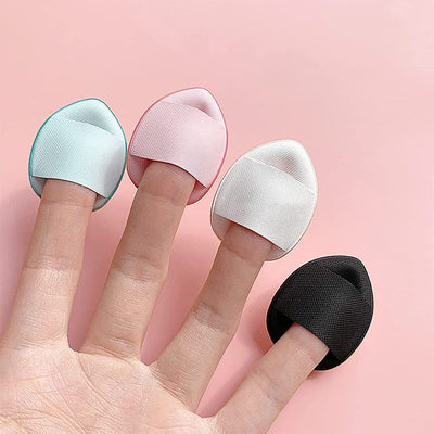 mini finger face make-up puffs Set of 4
