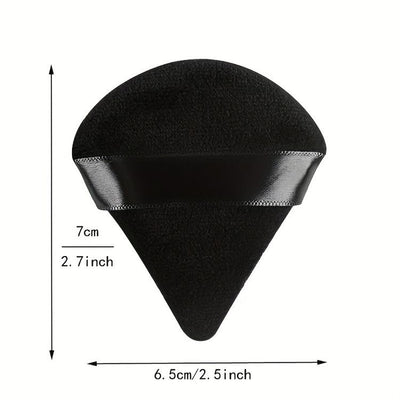 Triangle Powder Puff Black Set Of 3