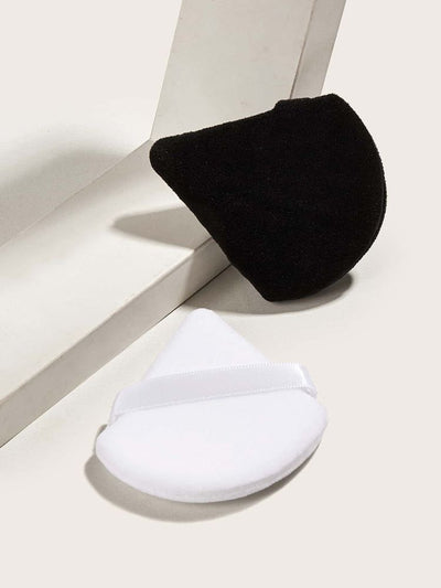 Triangle Powder Puff White Set Of 3