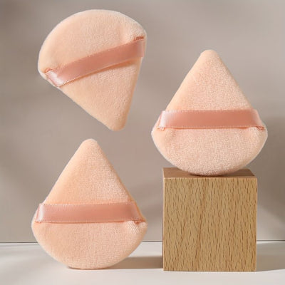 Triangle Powder Puff Peach Set Of 3