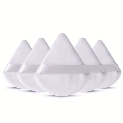 Triangle Powder Puff White Set Of 3