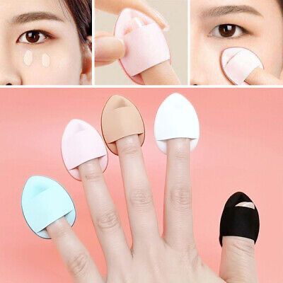 mini finger face make-up puffs Set of 4