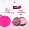 Exclusive Combo - SOLID BRUSH CLEANSER ROSE + SILICONE BRUSH CLEANSING PAD